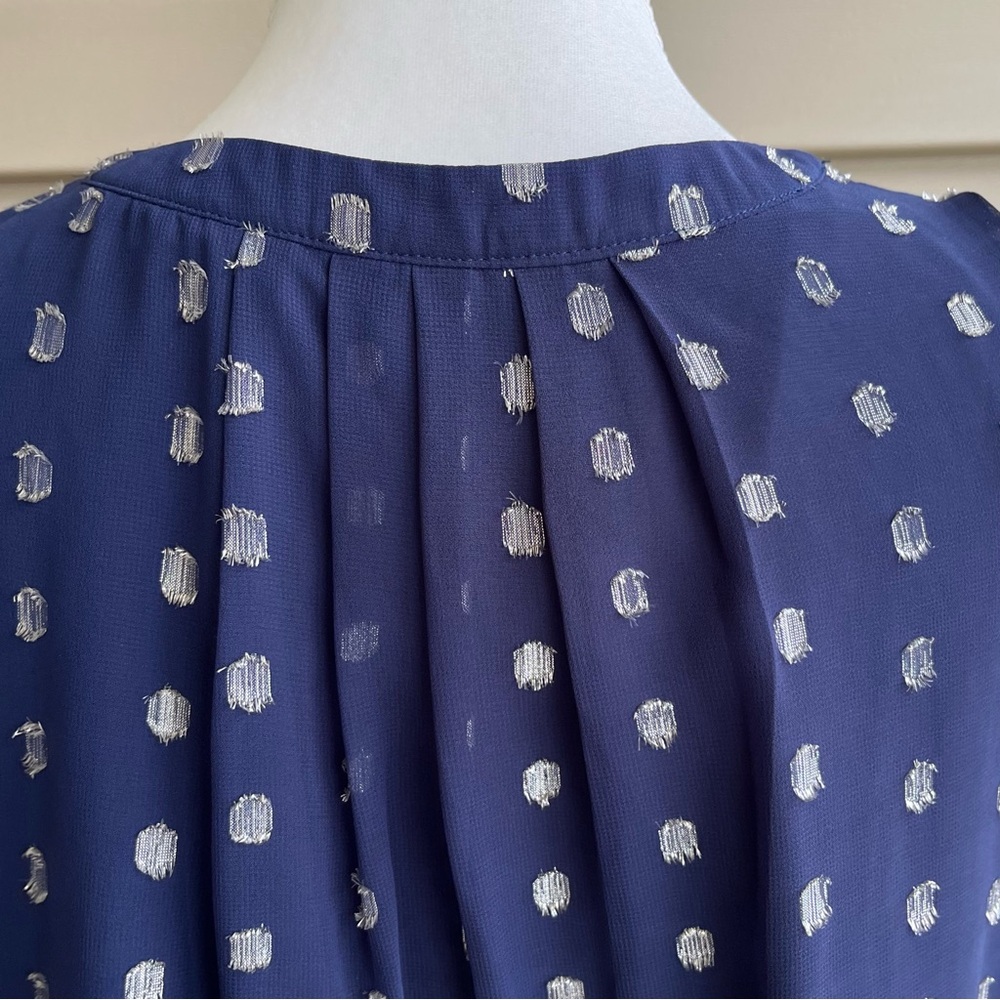 •Crown & Ivy• NWT Sleeveless Shimmer Dot Dress - Size XL - Picture 6 of 10